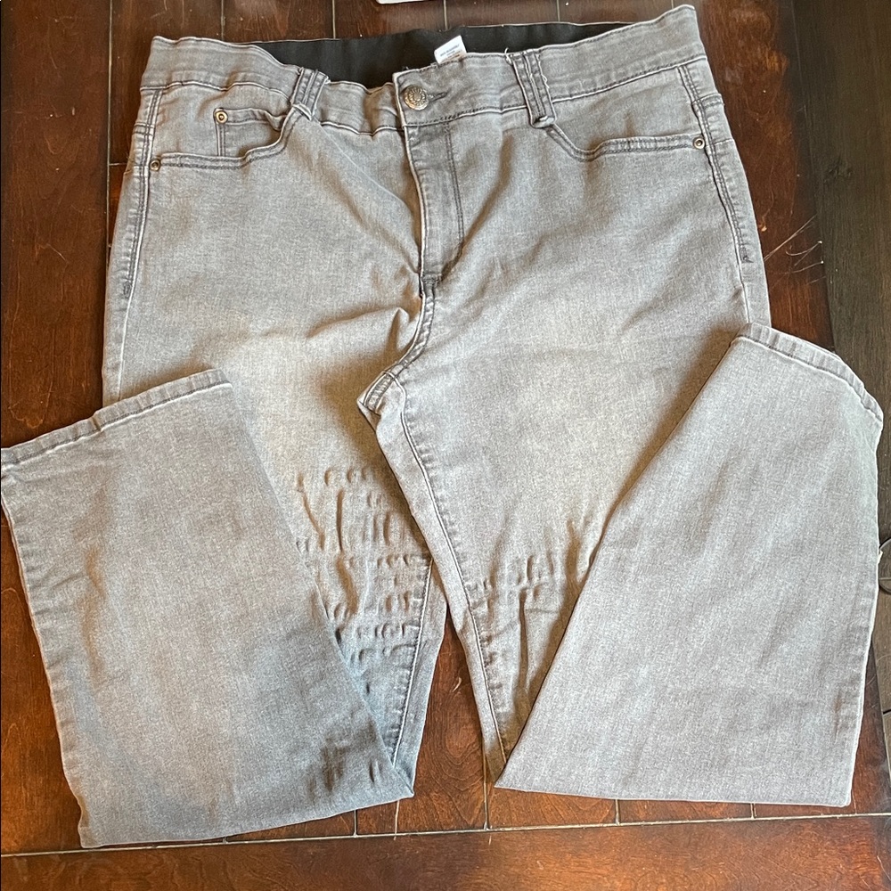 Ruby Rd. Gray Denim Jeans